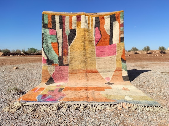 Custom Beni Ourain Rug: Handmade Moroccan Wool Area Rug
