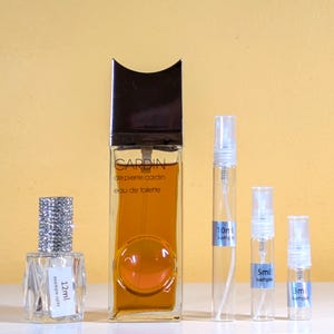 Vintage Cardin by Pierre Cardin EDT decant of perfume, choose from 5 sizes 2ml-12ml samples extrait strength