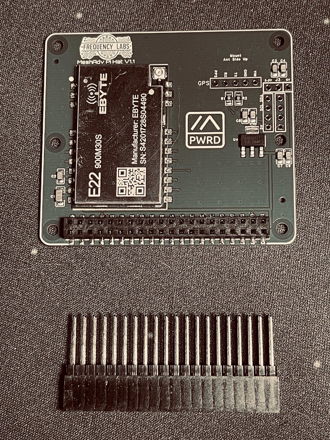 Meshtastic Raspberry Hat Meshadv Pi Hat V1.1 Fully Assembled 1 Watt Lora 915mhz (for Meshtastic ...