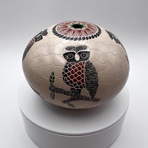 Oscar Ramírez - Cerámica Mata Ortiz Pottery “Búho”