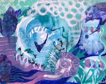 Paisaje acuático. Original  Painting