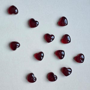 Pequeño corazón de cristal rojo: regalos para el día de la madre, regalos de San Valentín, regalos de aniversario, decoración del hogar, decoración de cristal, regalos de recuerdo