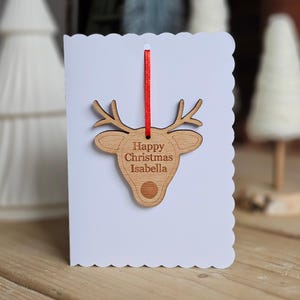 Decorazione da appendere personalizzata "Buon Natale"