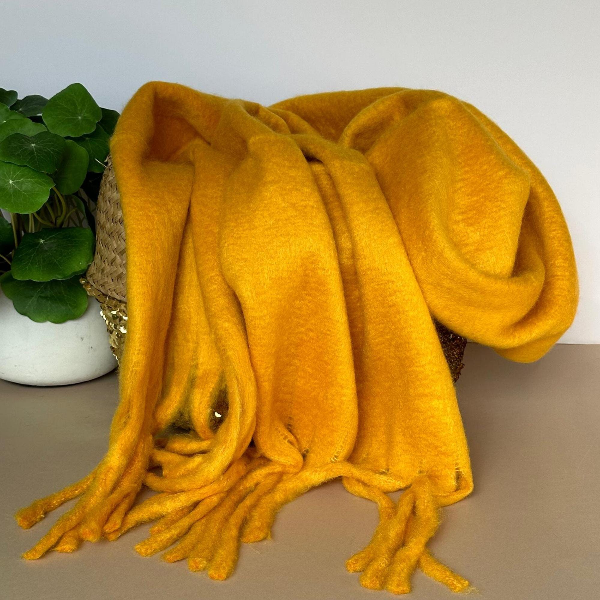 Mustard Yellow Scarf UK