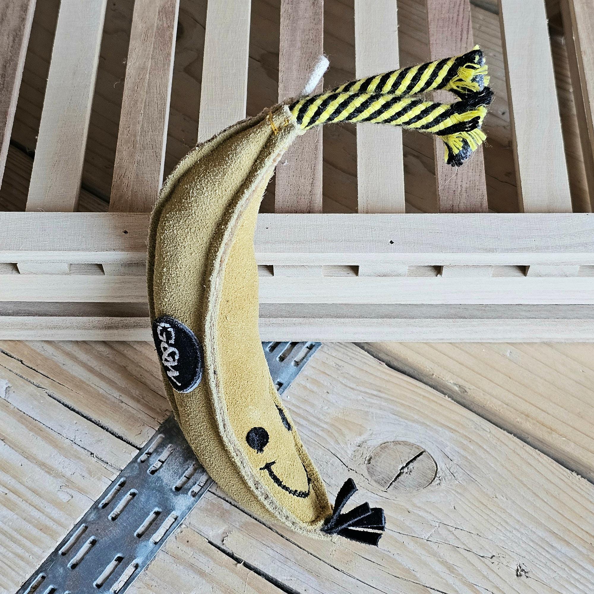 Picture of Barry the Banana Eco Dog Toy - Etsy