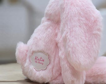 Light Pink Plush Bunny – Long Leg Soft Cuddly Toy - Etsy