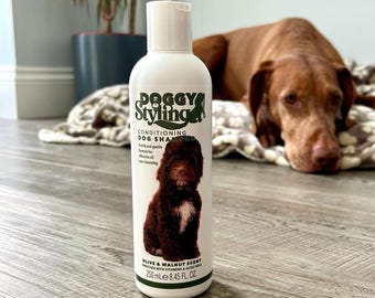 Conditioning Dog Shampoo Olive & Walnuss - Tierzubehör, Hundepflege, Haustier Bedarf, Geschenke für Tierliebhaber, Hundezubehör