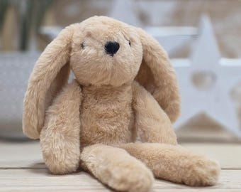 Oatey Long Leg Bunny Plush – Light Brown Cuddly Toy, New Baby Gift