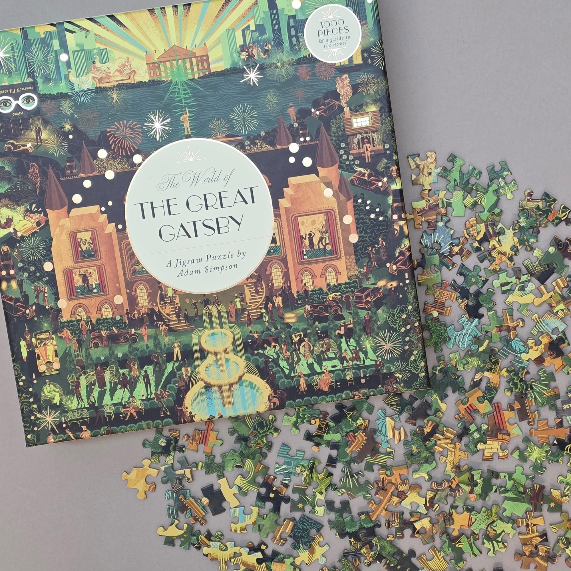 The World Of The Great Gatsby: A 1000-piece Puzzle By Adam Simpson – David's Bookshop