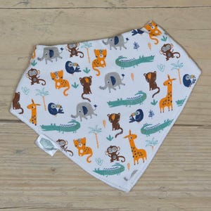 Bandana Dribble Bib - Savanna Animals