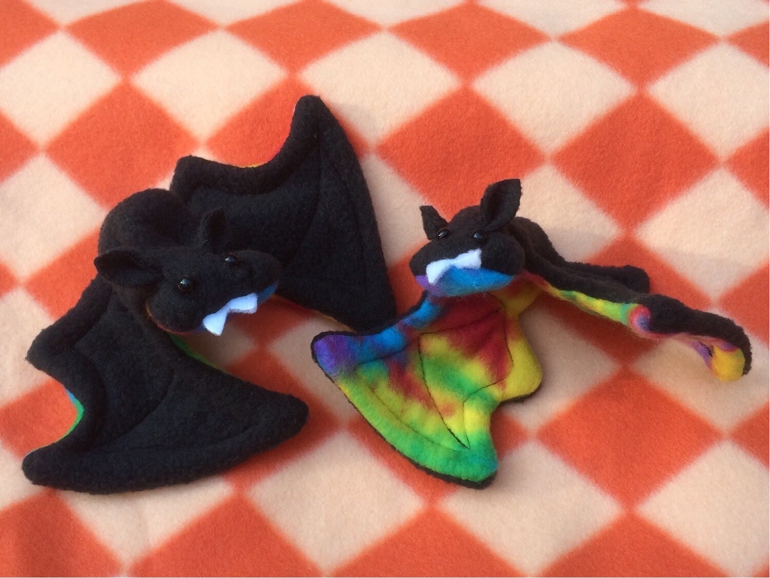 Little Spooky Bat Finger Puppet - Etsy