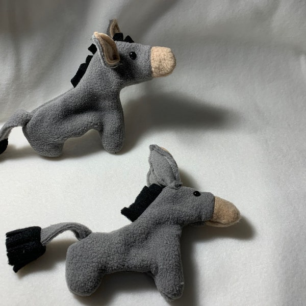 Little donkey finger puppet