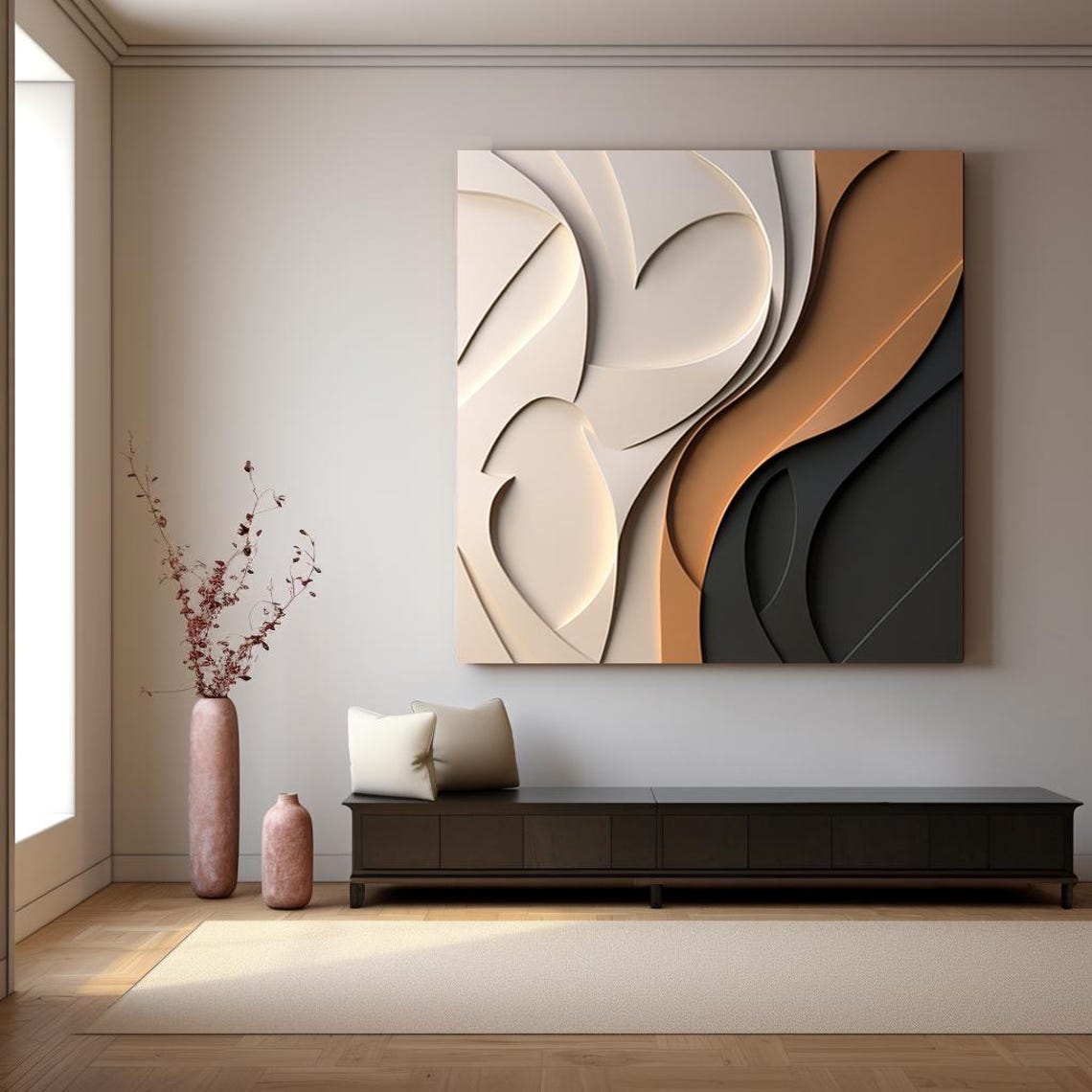 Photo inspiration: Fresh Look at Black And Brown 3D Wall Art Wall Hanging