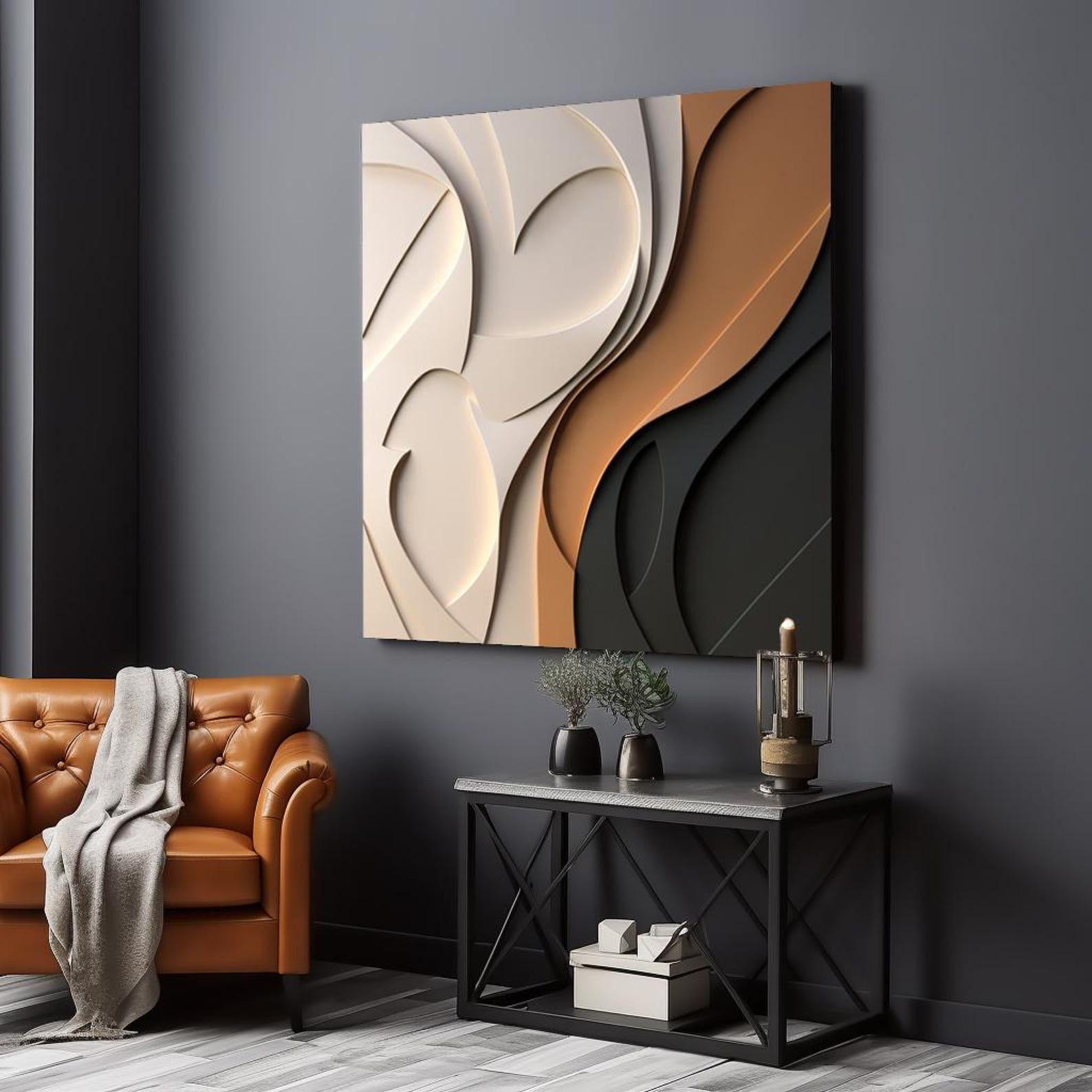 Earthwave Relief | Contemporary Wall Sculpture - Etsy