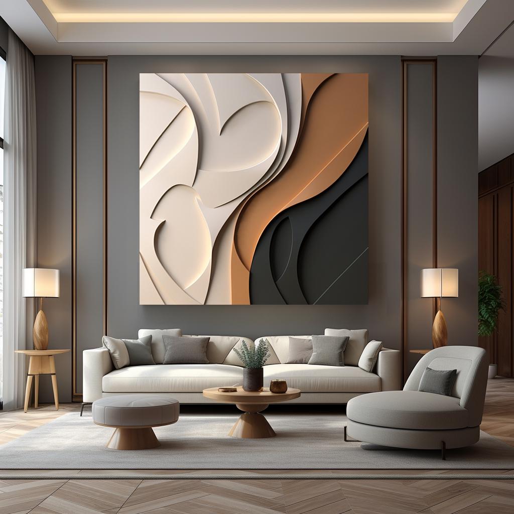 Earthwave Relief | Contemporary Wall Sculpture - Etsy