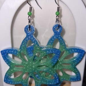 Flower earrings