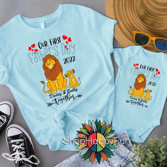 Personalized Our first Father's day lion 2022 Shirt