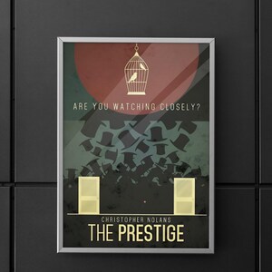 The Prestige / The Prestige Poster / The Prestige Film Posters / Poster del film / Poster / Arte murale / Arredamento per la casa / Arredamento murale