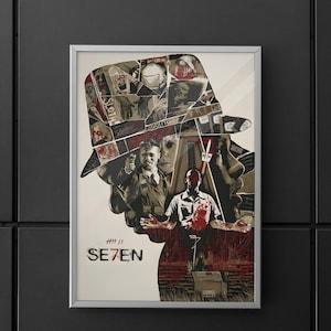 Seven | Seven poster | Se7en Film Posters | Se7en TV Film Posters | Poster | Wall art | Home decor | Wall decor