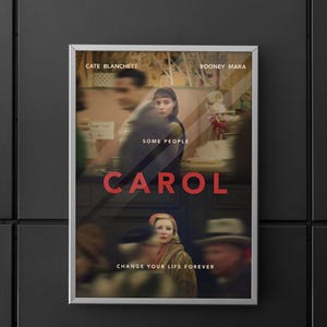 Carol | Carol poster | Carol Film Poster | Carol Movie Poster | Poster |Wall art | Home decor |Wall decor