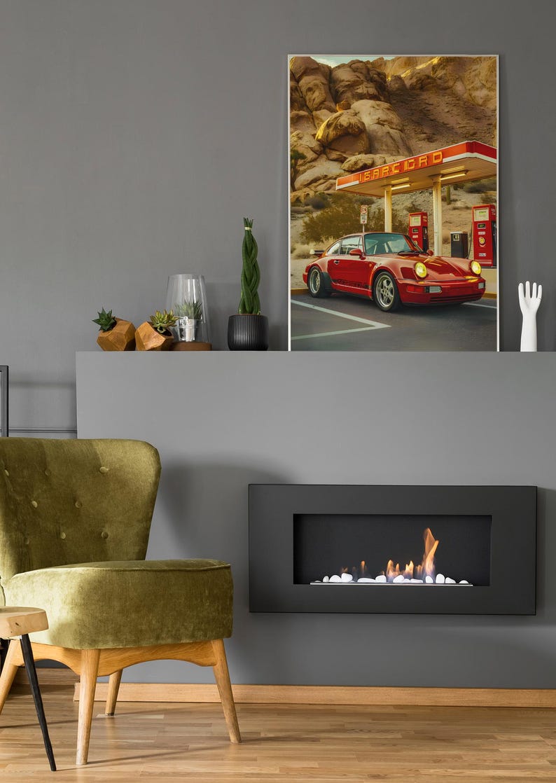 F1 F1 Iconic Poster Gas Station Iconic Poster Poster Wall Art Home
