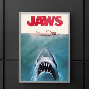 Jaws | Jaws Poster | Jaws Film Posters | movie Poster | Poster | Wall art | Home decor | Wall decor