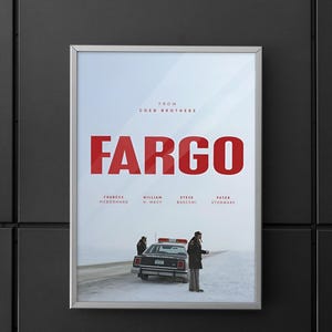 Fargo | Fargo Poster | Fargo Film Posters | Fargo movie Poster | Poster | Wall art | Home decor | Wall decor