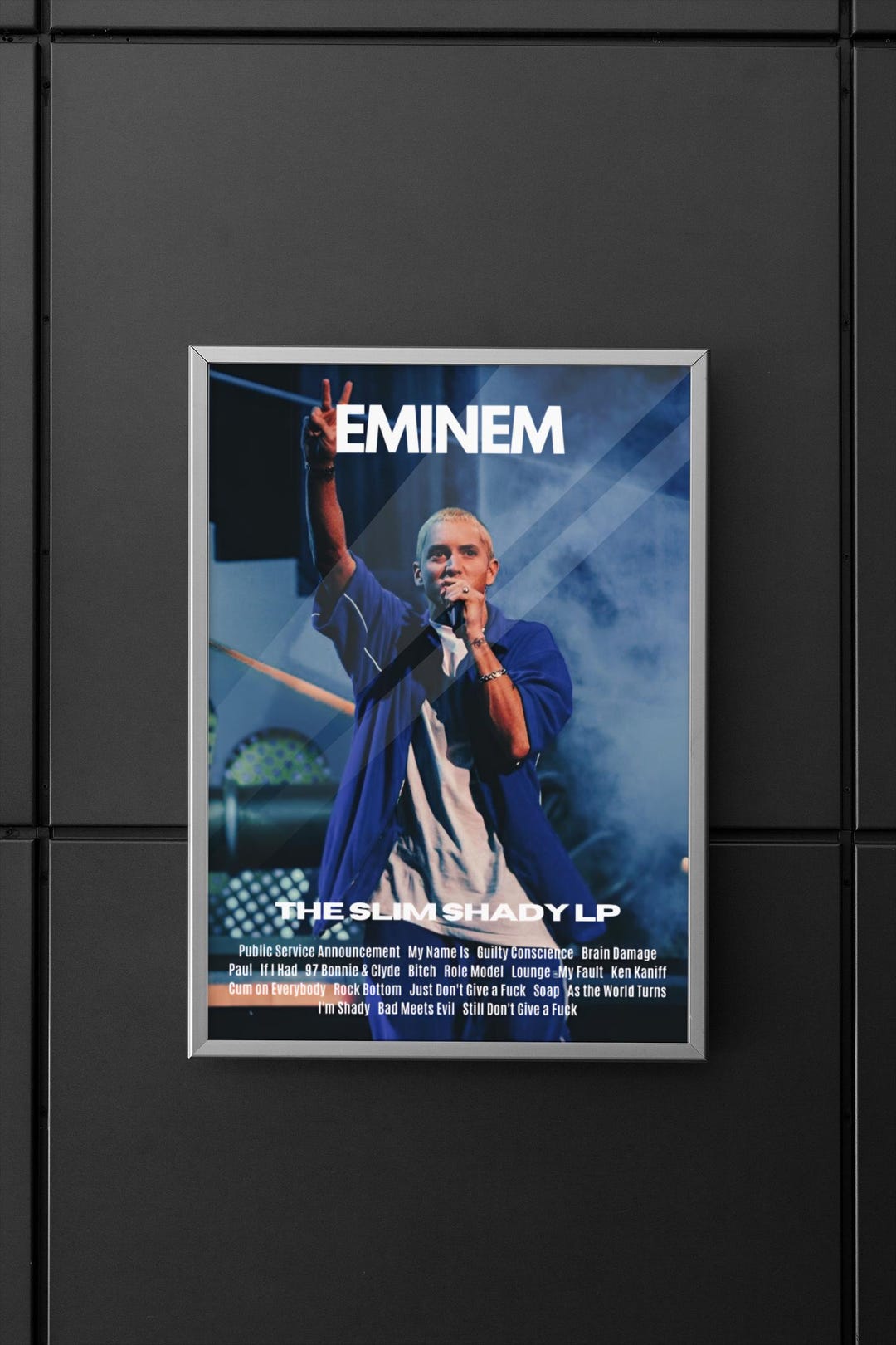 Eminem | Eminem Poster | Eminem the Slim Shady LP Album | the Slim