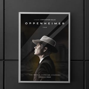 Oppenheimer | Oppenheimer poster | Oppenheimer Film Posters | TV Film Posters | Poster | Wall art | Home decor | Wall decor