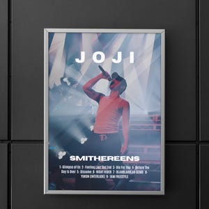 Joji | Joji poster | Joji SMITHEREENS album | SMITHEREENS poster | Poster | Wall art | Home decor | Wall decor