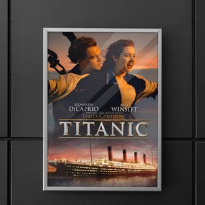 Titanic / Póster del Titanic / Pósteres de películas del Titanic / Pósteres de películas de televisión / Póster / Arte de pared / Decoración del hogar / Decoración de pared