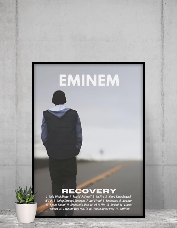 Eminem | Eminem Poster | Eminem Recovery Album | Recovery