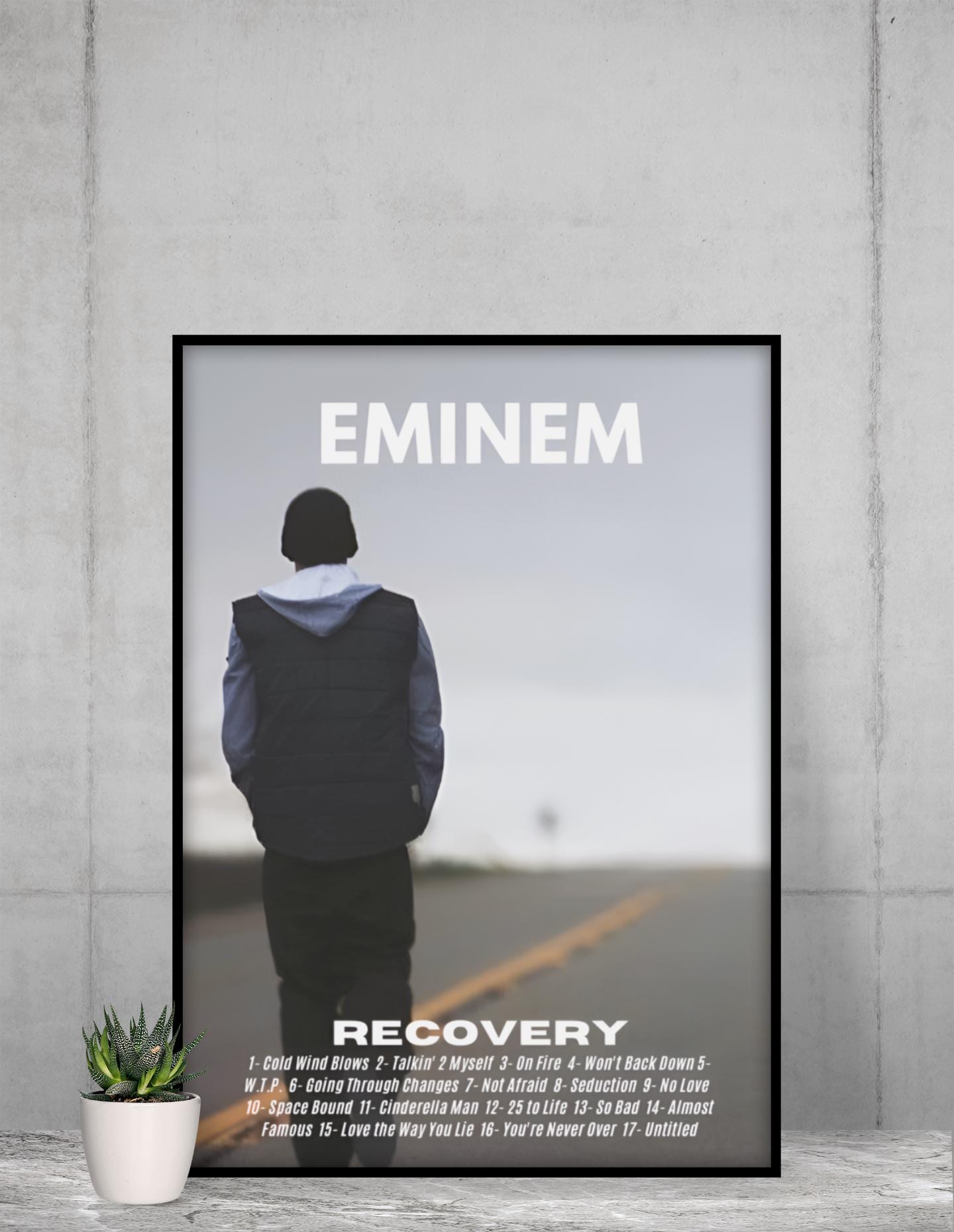 Eminem | Eminem Poster | Eminem Recovery Album | Recovery