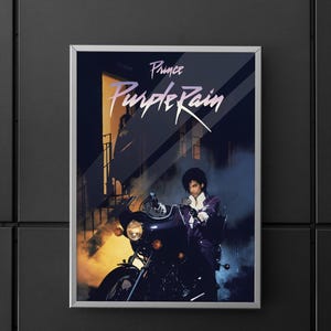 Purple Rain | Purple Rain poster | Purple Rain Movie | Purple Rain Movie Poster | Poster | Wall art | Home decor | Wall decor