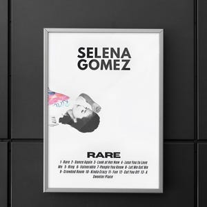 Selena Gomez | Affiche de l&#39;album de Selena Gomez | Album rare de Selena Gomez | Affiche rare | affiche | Art mural | Décoration d&#39;intérieur | Décoration murale