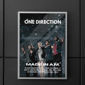 One Direction | One Direction Made in the A.M. album | Made in the A.M. poster | Poster | Wall art | Home decor | Wall decor