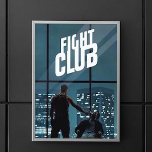 Club de combat | Affiches de film du club de combat | Poster du club de combat | affiche | Art mural | Décoration d'intérieur | Décoration murale