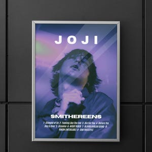 Joji | Joji Smithereens album | Smithereens poster | Poster | Wall art | Home decor | Wall decor