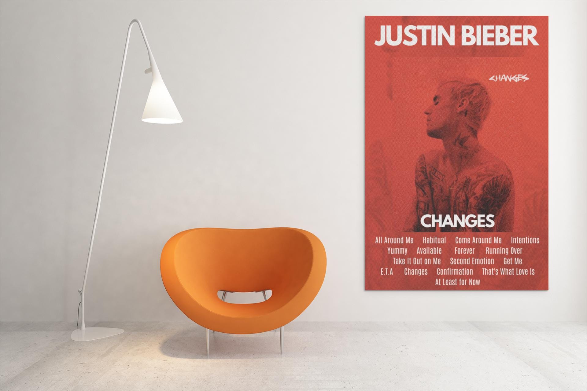 ポスター　Justin Bieber ジャスティン・ビーバー Changes Justin Bieber - Changes