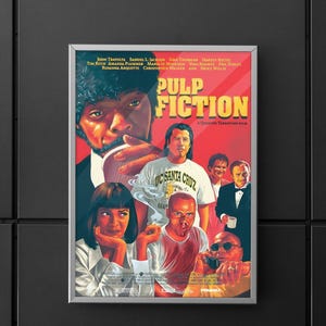 Pulp Fiction | Pulp Fiction Poster | Pulp Fiction Film Posters | movie Poster | Poster | Wall art | Home decor | Wall decor