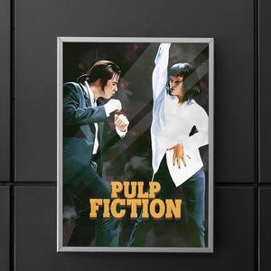 Pulp Fiction | Pulp Fiction Poster | Pulp Fiction Film Posters | movie Poster | Poster | Wall art | Home decor | Wall decor