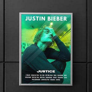 Poster | Wall art | Home decor | Wall decor | Justin Bieber | Justin bieber justice | Justin Bieber Album Art