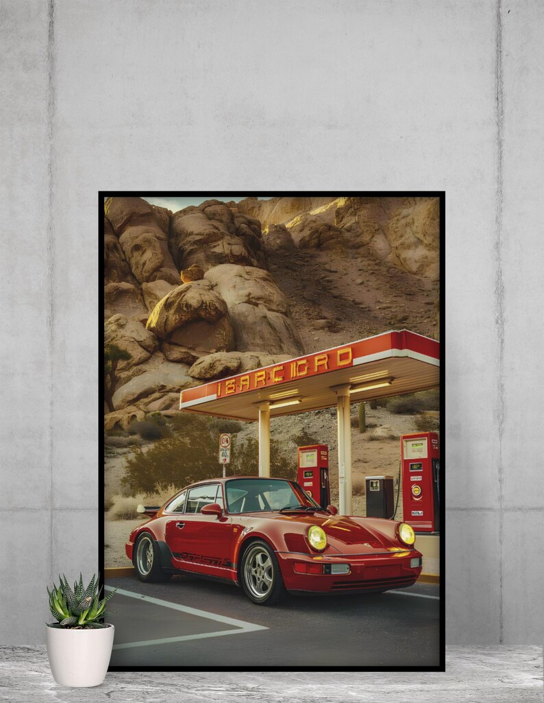 F1 F1 Iconic Poster Gas Station Iconic Poster Poster Wall Art Home