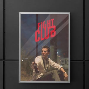 Club de combat | Affiches de film du club de combat | Poster du club de combat | affiche | Art mural | Décoration d'intérieur | Décoration murale