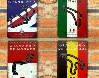 F1レース、アイルトン・セナ、ルノー97Tノーズをモチーフにした壁飾り