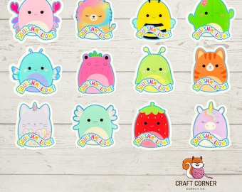 Squishmallows Resin Flatback - Character - Supplies - Embellishment - Bow Supply