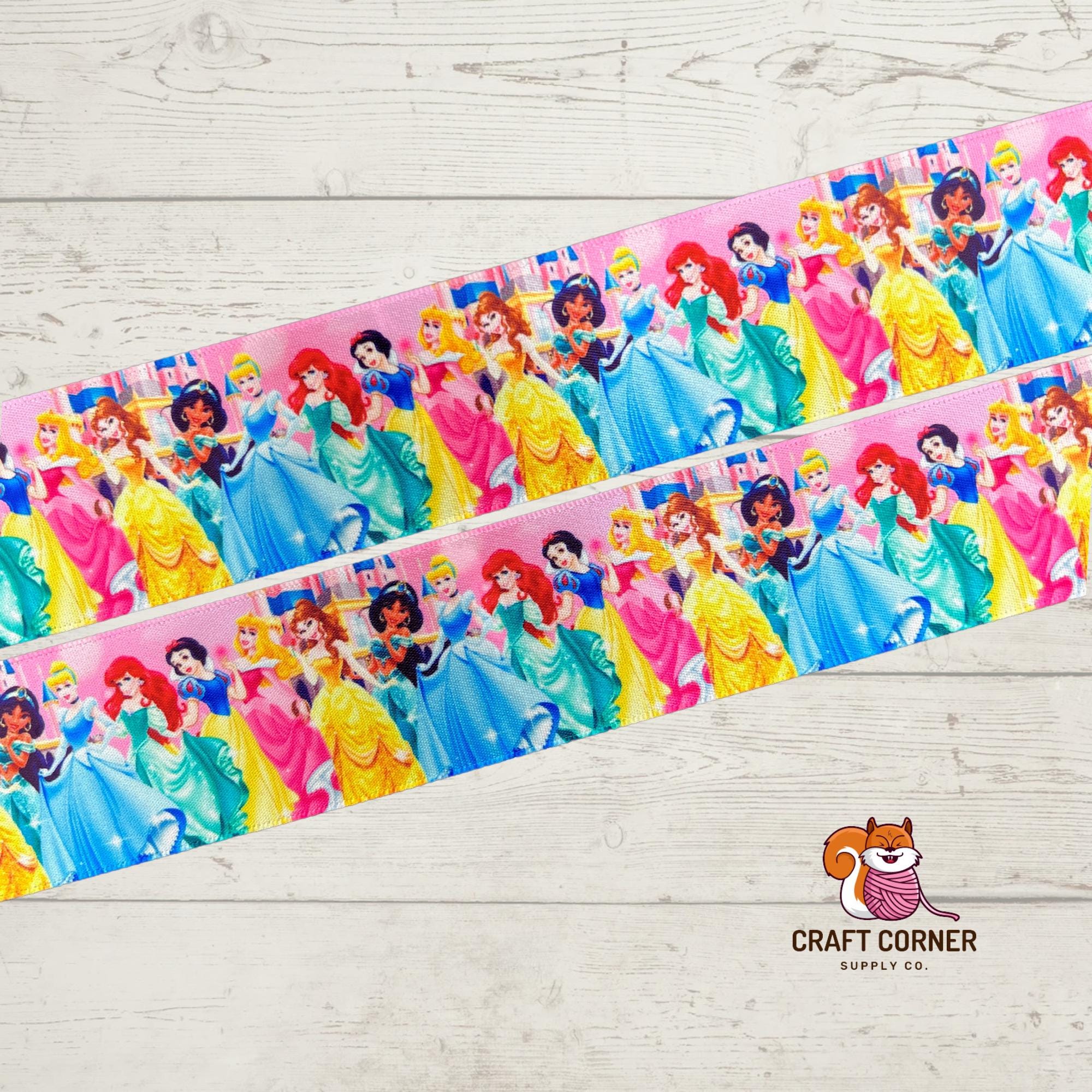 1.5" High Quality Satin Princess Ribbon (1 Yard, 3 Yards, 5 Yards)