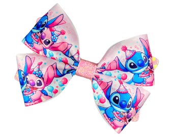 Stitch Verjaardag Haarstrik Peuter Haaraccessoire Meisje Cadeau