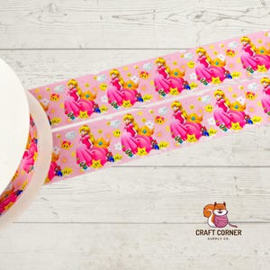 1.5&quot; High Quality Satin Princess Peach Ribbon (1 Yard, 3 Yards, 5 Yards)
