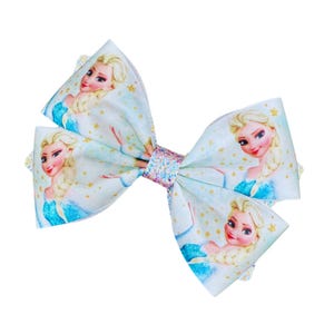 Elsa Frozen Hair Bow Toddler Hair Accessory Girl Gift